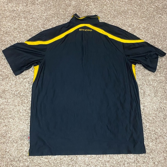 Nike Missouri Mizzou Tigers Football Authentic Dri-Fit Polo Shirt Men’s Size XL - Picture 5 of 12
